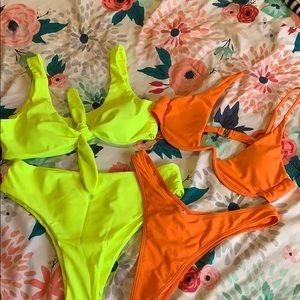 2 shein bikinis